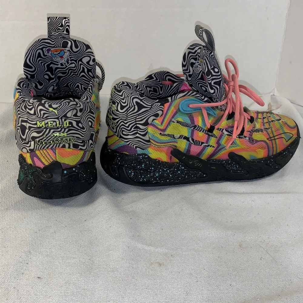 Puma x Dexter’s Laboratory MB.03 Multicolor Swirl Pattern Sneakers